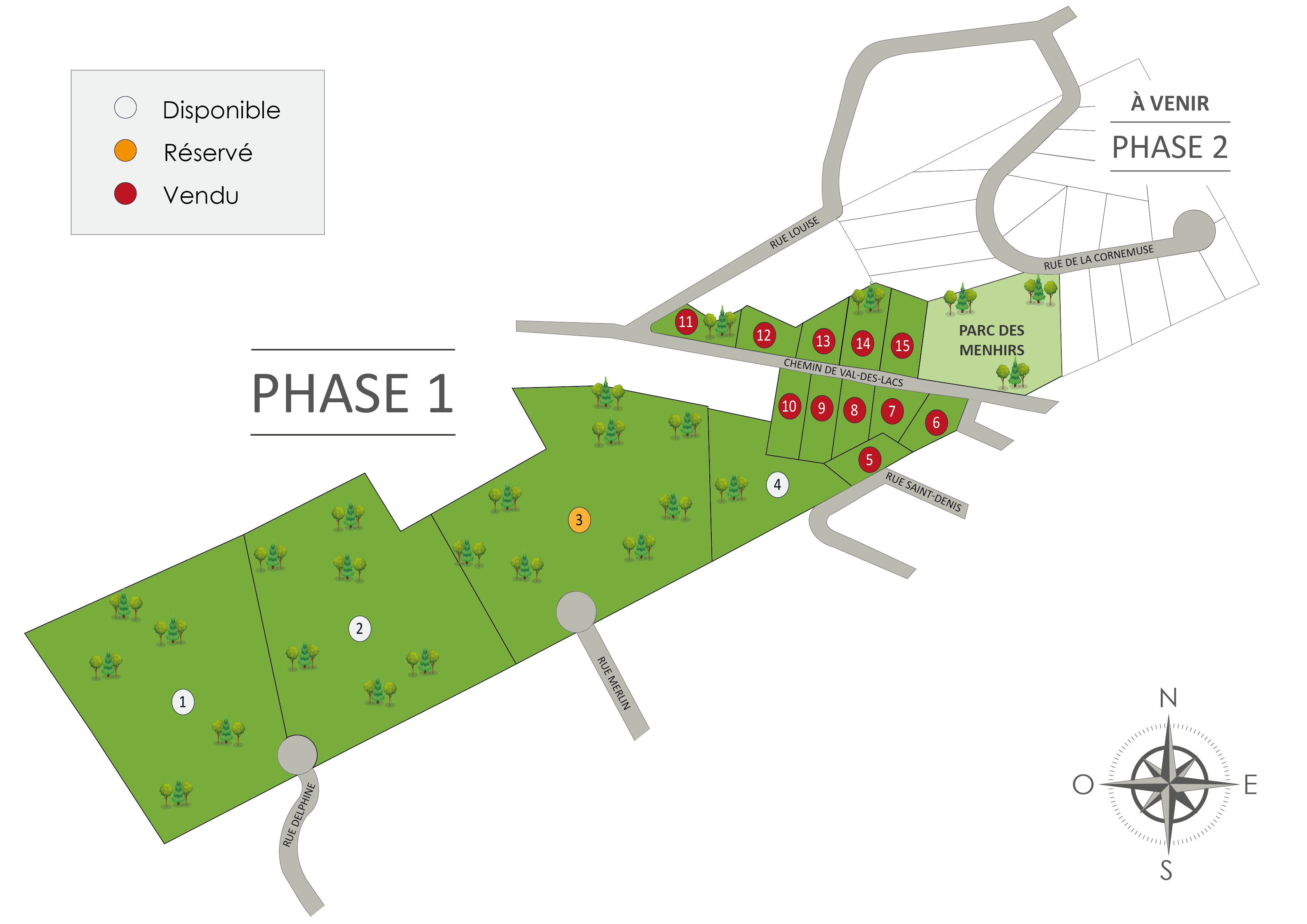 Hameau MacKenzie - Sainte-Sophie, Plan