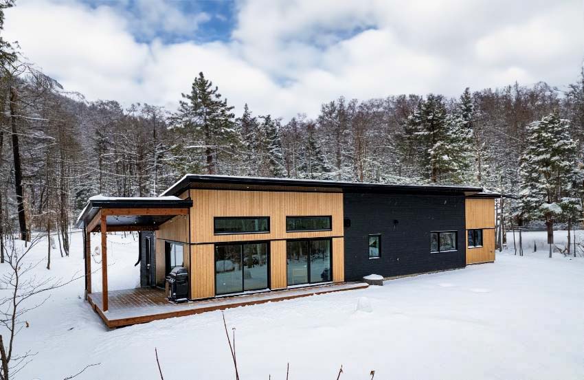 maison saine en hiver